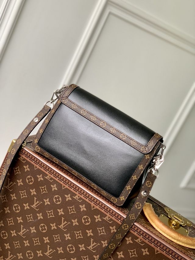Louis vuitton original calfskin dauphine soft MM M13450 black