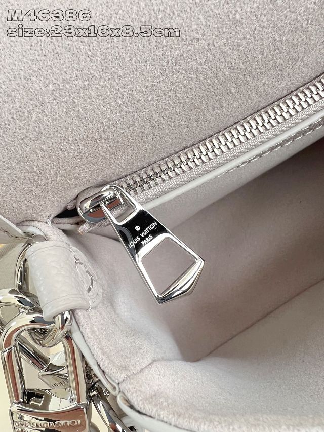 Louis vuitton original calfskin diane satchel M14214 grey