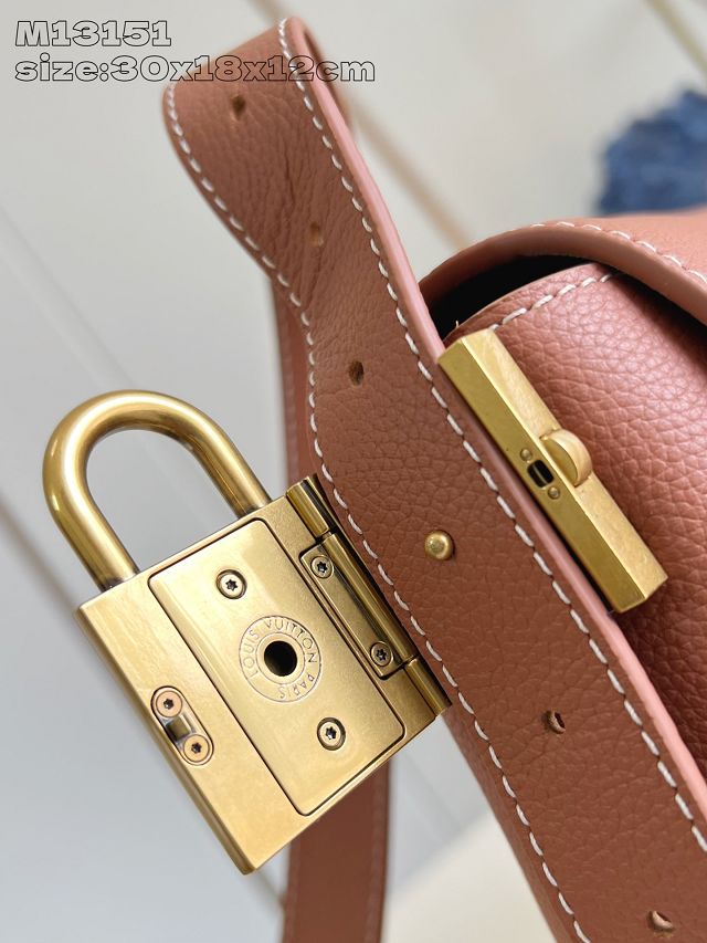 Louis vuitton original calfskin low key messenger M13151 brown