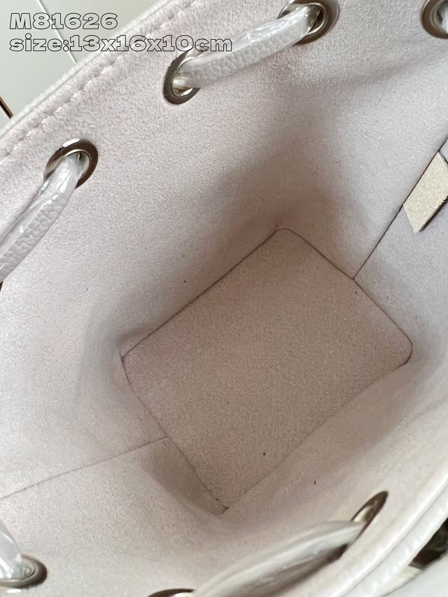 Louis vuitton original calfskin nano noe handbag M14224 grey