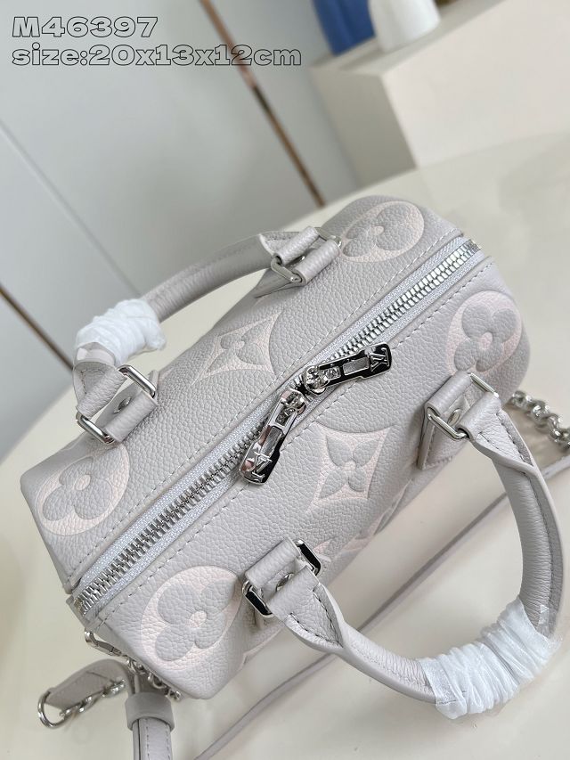 Louis vuitton original calfskin speedy 20 M46397 grey
