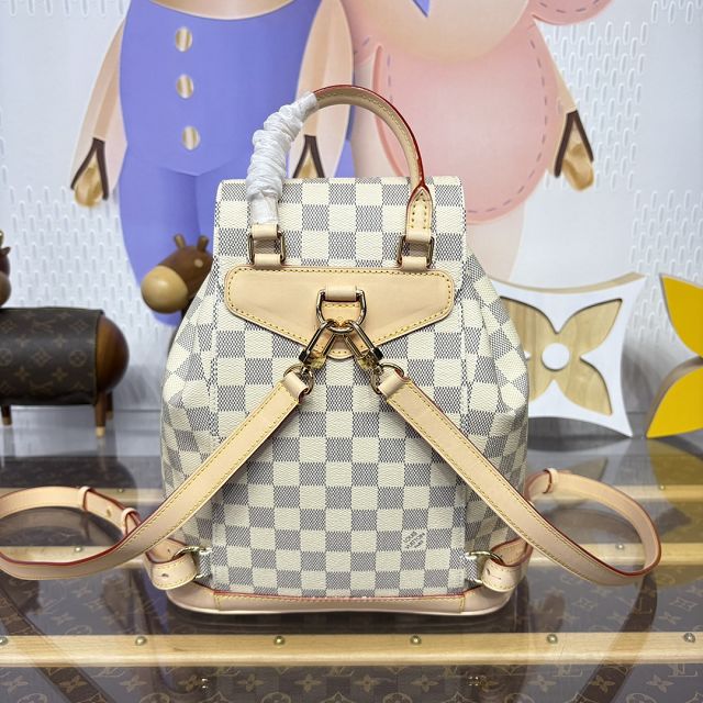 Louis vuitton original damier azur montsouris backpack pm N00120
