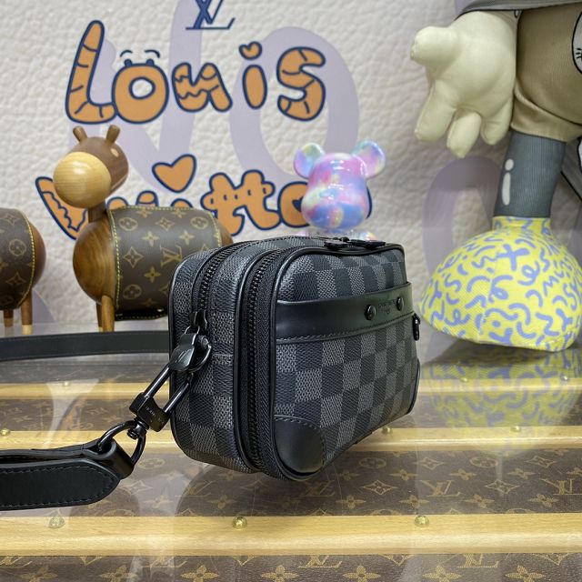 Louis vuitton original damier graphite nano alpha messenger bag N82541