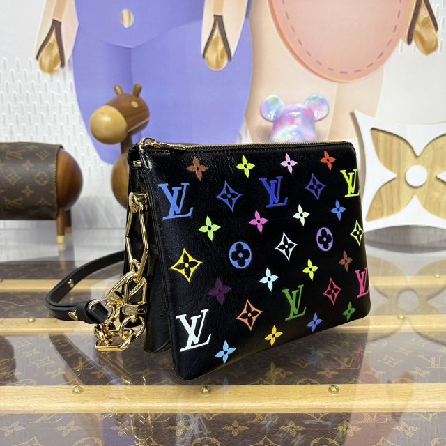 Louis vuitton original lambskin coussin BB bag M13232 black