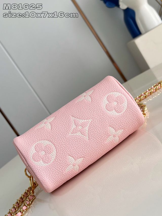 Louis vuitton original monogram calfskin nano speedy M14226 pink