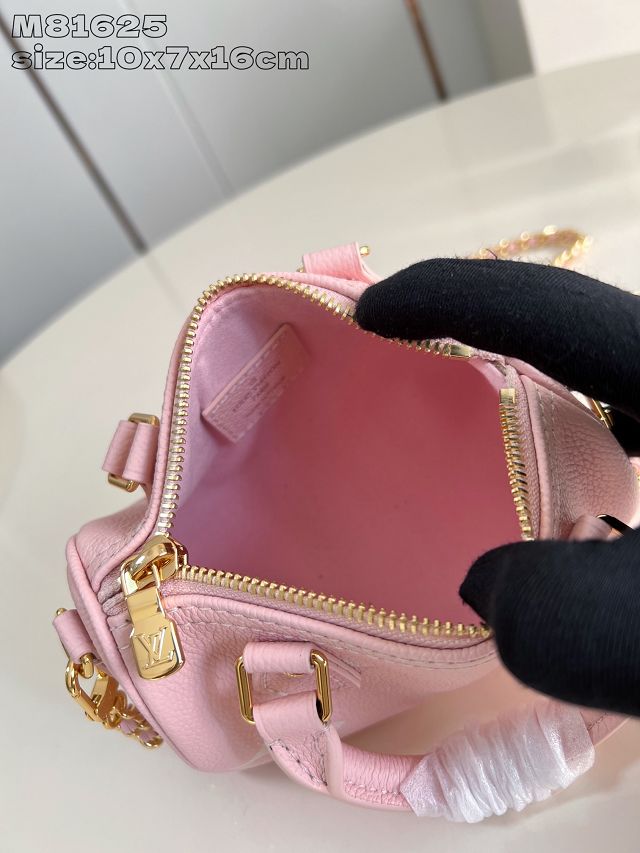 Louis vuitton original monogram calfskin nano speedy M14226 pink