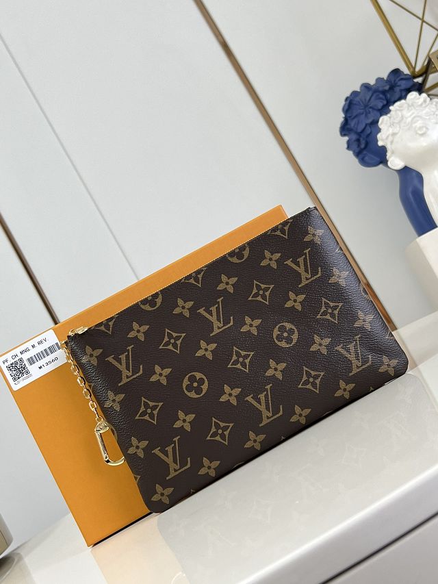 Louis vuitton original monogram canvas key pouch M13561