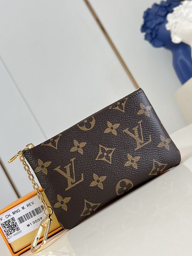 Louis vuitton original monogram canvas key pouch M13561