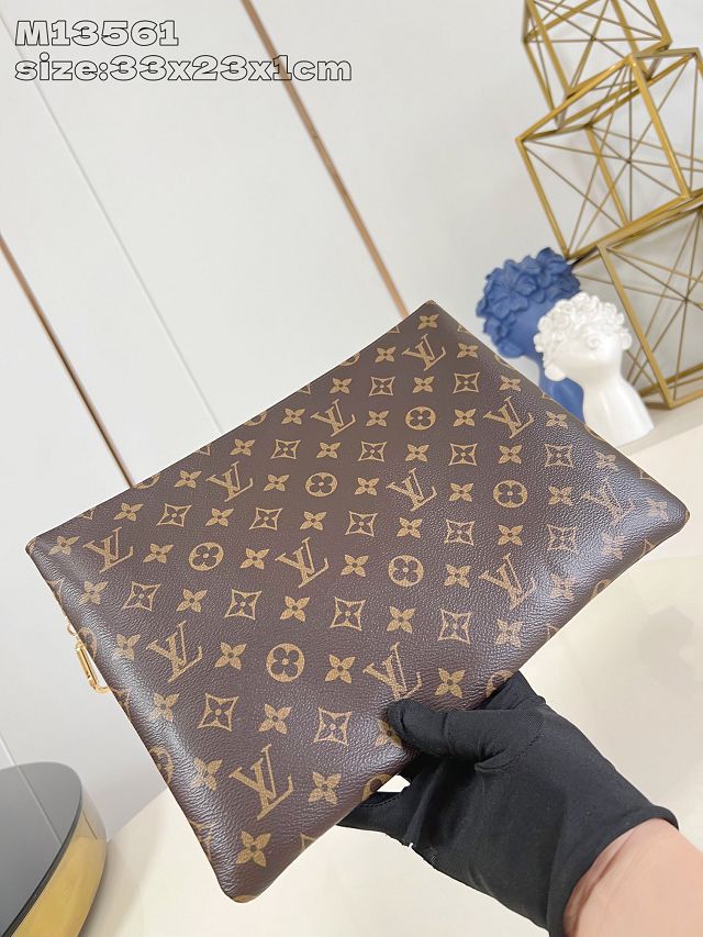 Louis vuitton original monogram canvas key pouch M13561
