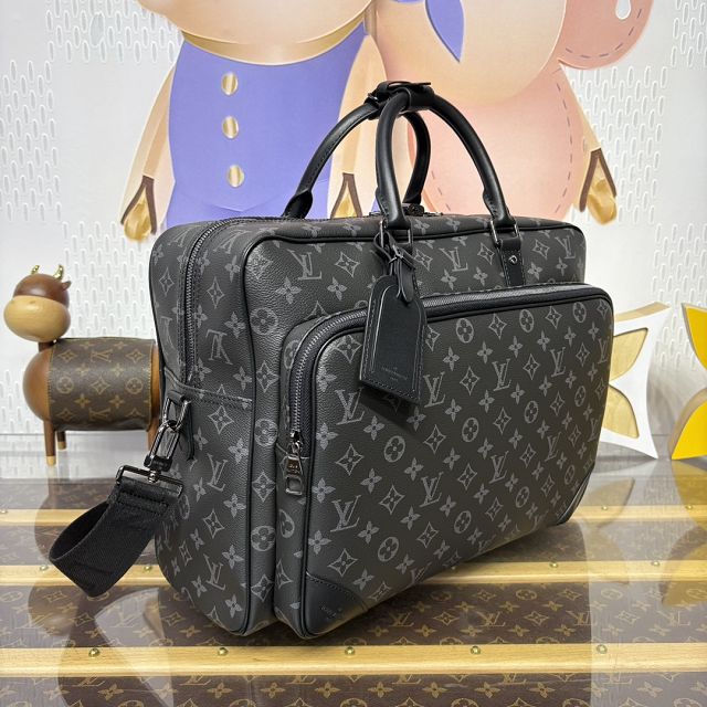 Louis vuitton original monogram eclipse weekender bag M11512