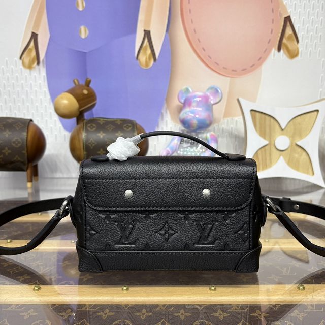 Louis vuitton original calfskin steamer east west M13888 black