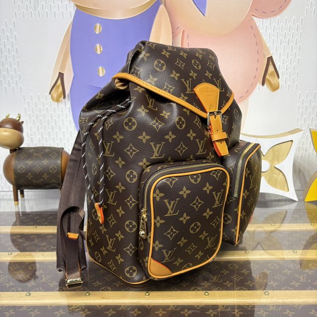 Louis vuitton original monogram canvas montsouris cargo backpack M14015
