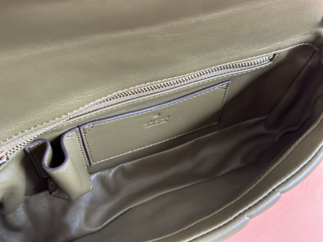 GG original lambskin milano mini top handle bag 806017 green