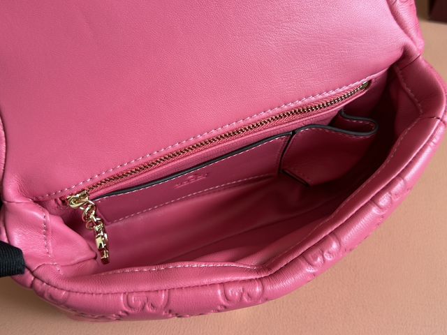 GG original lambskin milano mini top handle bag 806017-2 pink