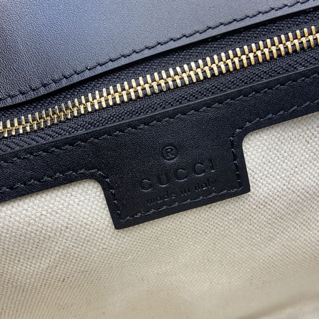 GG original calfskin blondie medium shoulder bag 815715 black