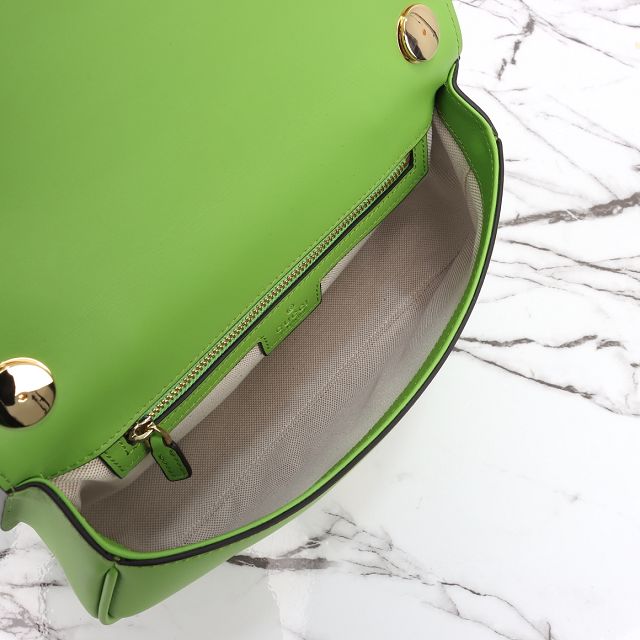 GG original calfskin blondie small top handle bag 815714 green