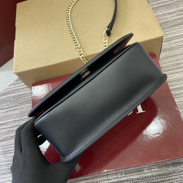 GG original canvas blondie small shoulder bag 815711 black&white