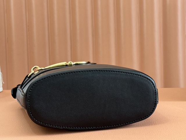 GG original calfskin 73 small bucket bag 833665 black