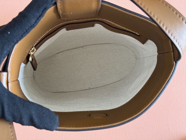 GG original calfskin 73 small bucket bag 833665 brown