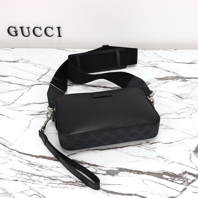GG original calfskin supreme small crossbody bag 795465 black