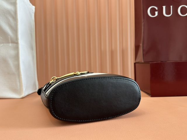 GG original canvas 73 small bucket bag 833665 black