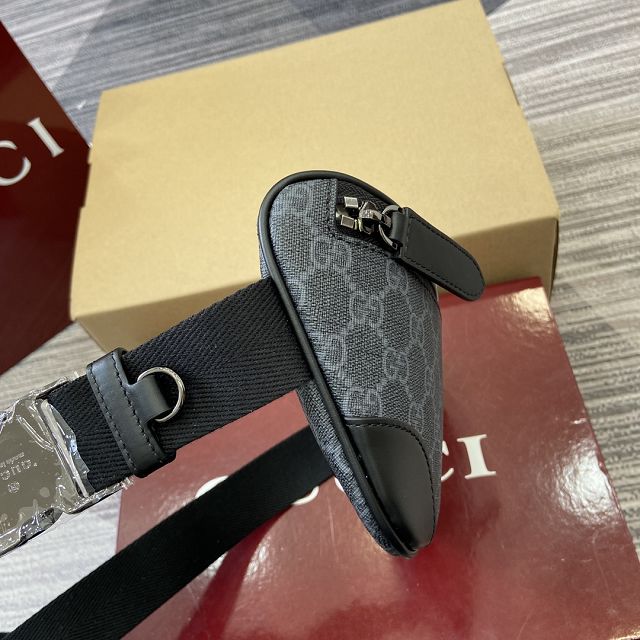 GG original canvas emblem small belt bag 821165 black