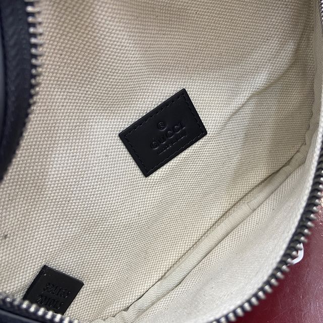 GG original canvas emblem small belt bag 821165 black