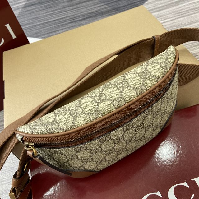 GG original canvas emblem small belt bag 821165 brown