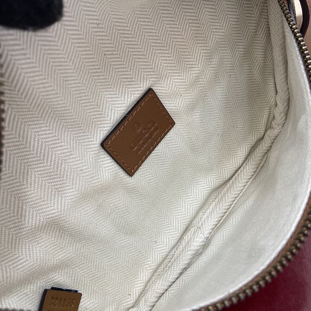 GG original canvas emblem small belt bag 821165 brown
