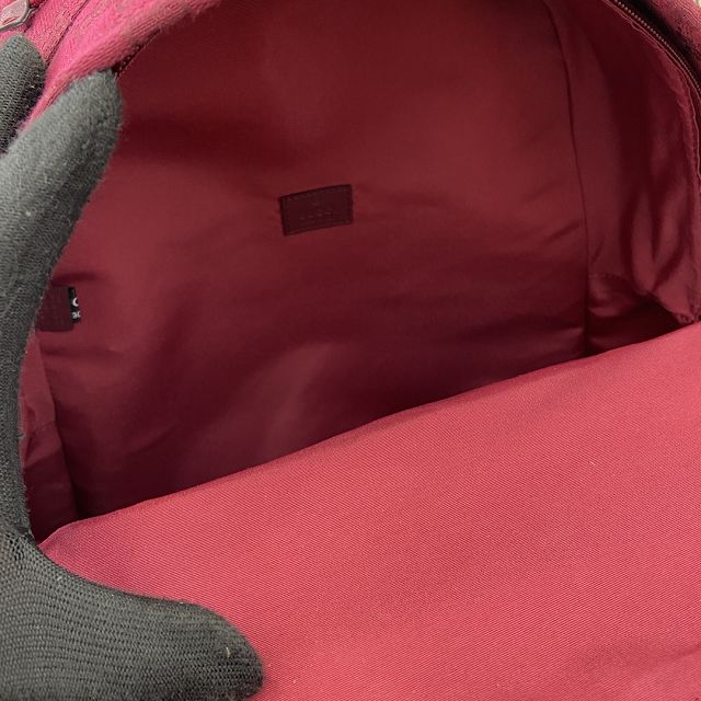 GG original canvas medium backpack 800265 red