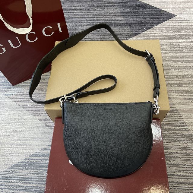 GG original calfskin B small bag 824529 black
