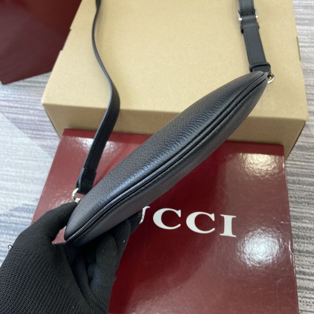 GG original calfskin B small bag 824529 black