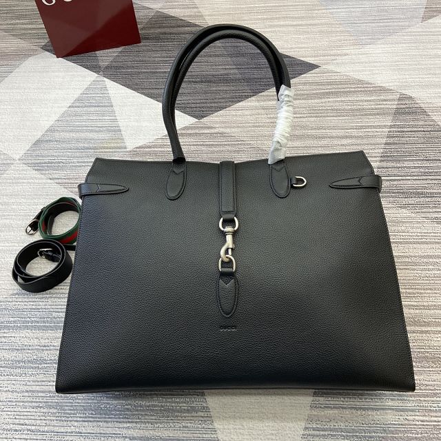 GG original calfskin large tote bag 796761 black