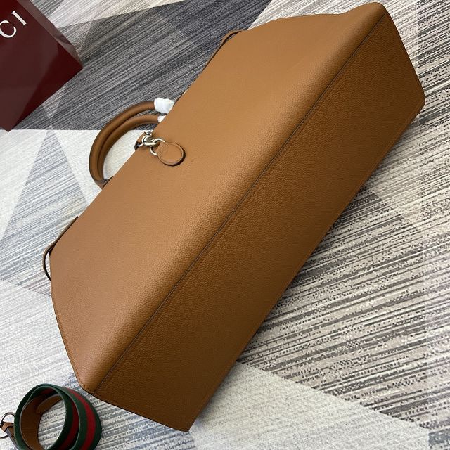 GG original calfskin large tote bag 796761 brown