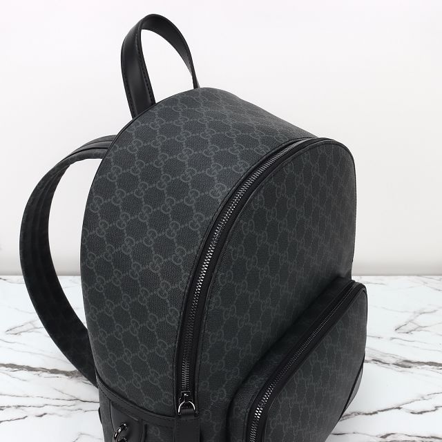 GG original canvas emblem medium backpack 821159 black