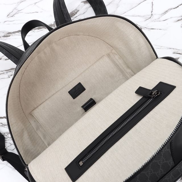 GG original canvas emblem medium backpack 821159 black