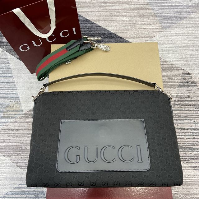 GG original canvas large crossbody bag 821616 black