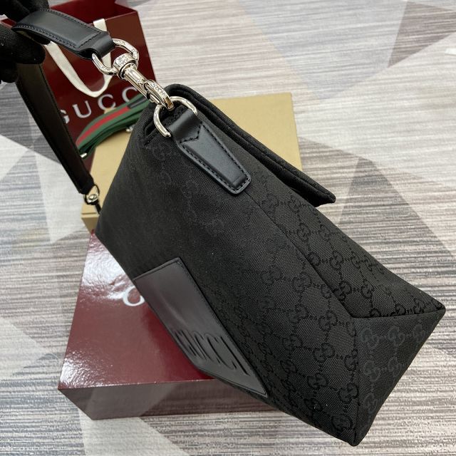 GG original canvas large crossbody bag 821616 black