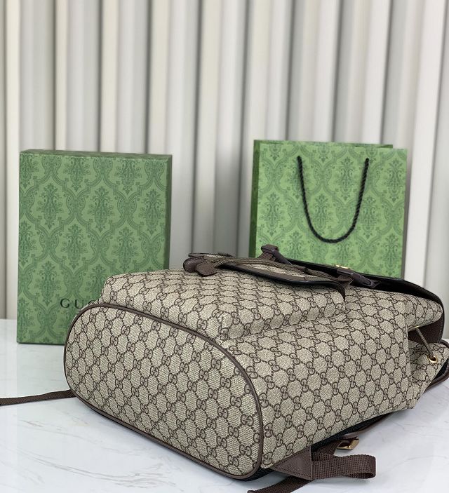 GG original canvas ophidia large backpack 792104 brown