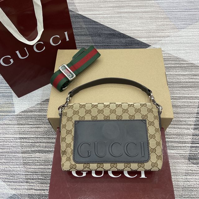 GG original canvas small crossbody bag 821617 beige