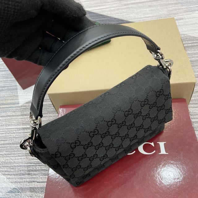 GG original canvas small crossbody bag 821617 black