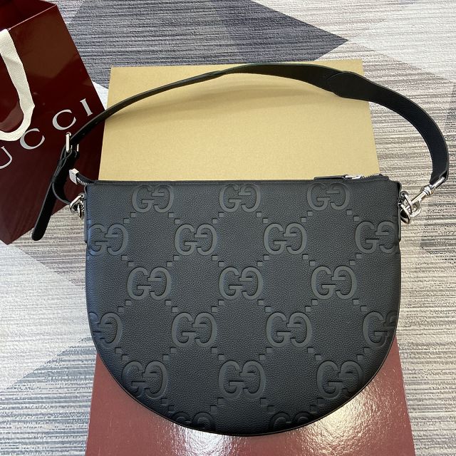 GG original calfskin body shoulder bag 801887 black