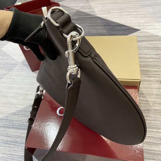 GG original calfskin body shoulder bag 801887 dark brown