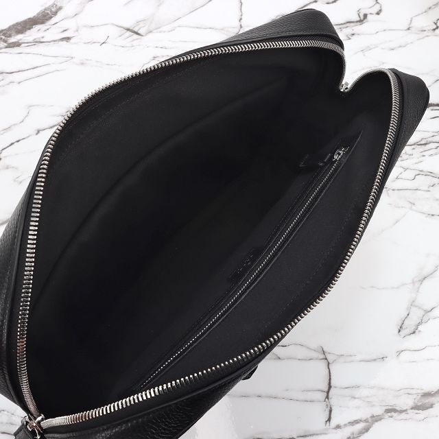 GG original calfskin medium briefcase with web 816757 black