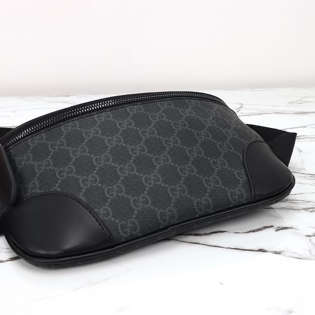 GG original canvas emblem medium belt bag 821162 black