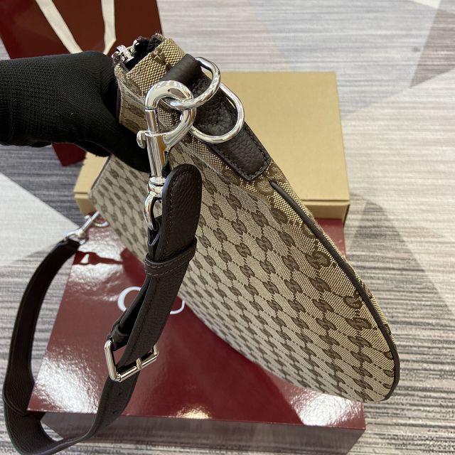 GG original canvas medium body shoulder bag 817420 brown