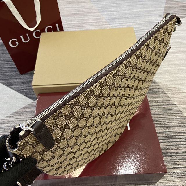 GG original canvas medium body shoulder bag 817420 brown