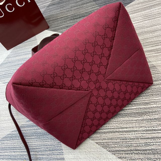 GG original canvas totissima medium tote bag 788203 red