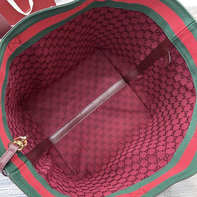 GG original canvas totissima medium tote bag 788203 red