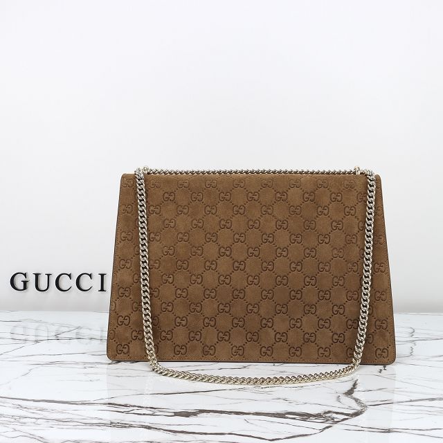 GG original suede dionysus large shoulder bag 795003 brown